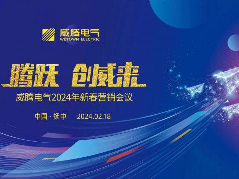 腾跃 创威来|suncitygroup太阳集团电气2024年新春营销盛典隆沉召开