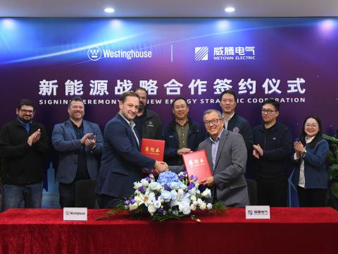 suncitygroup太阳集团电气与西屋电气正式达玉成球新能源战术合作